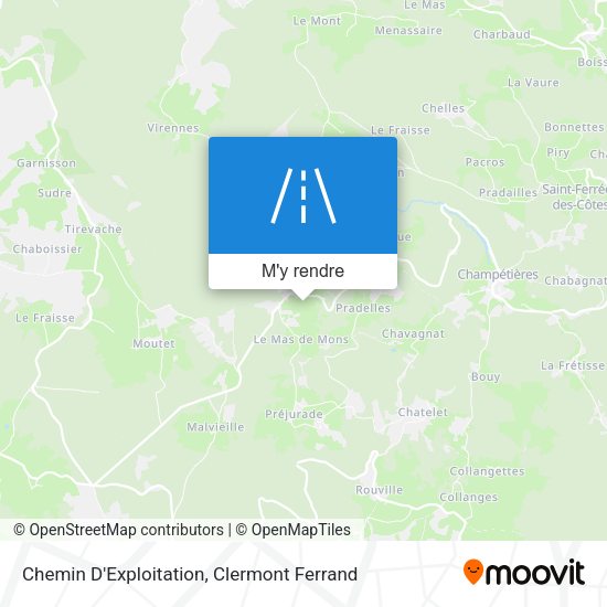 Chemin D'Exploitation plan