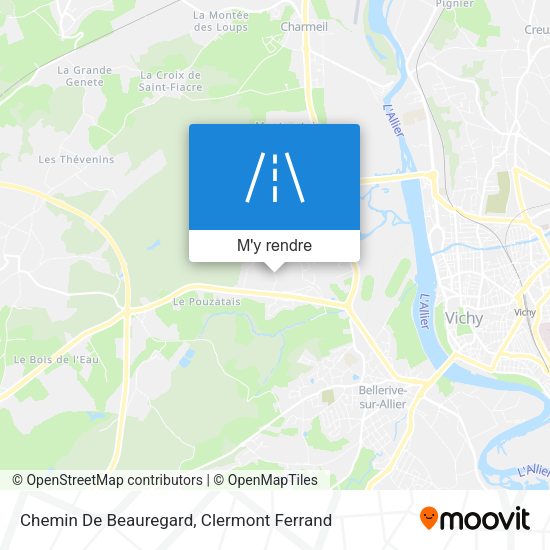 Chemin De Beauregard plan