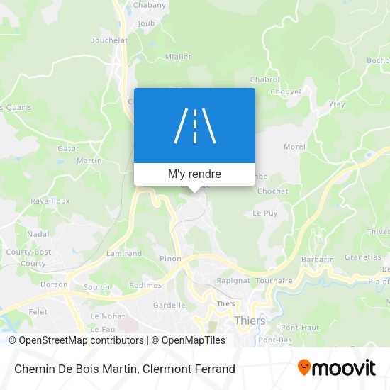 Chemin De Bois Martin plan