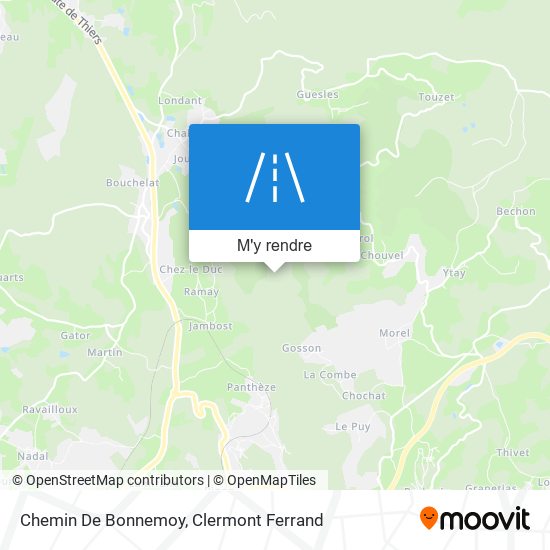 Chemin De Bonnemoy plan