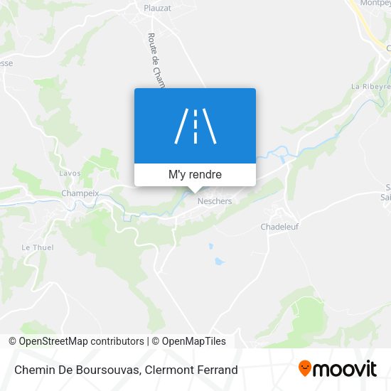 Chemin De Boursouvas plan