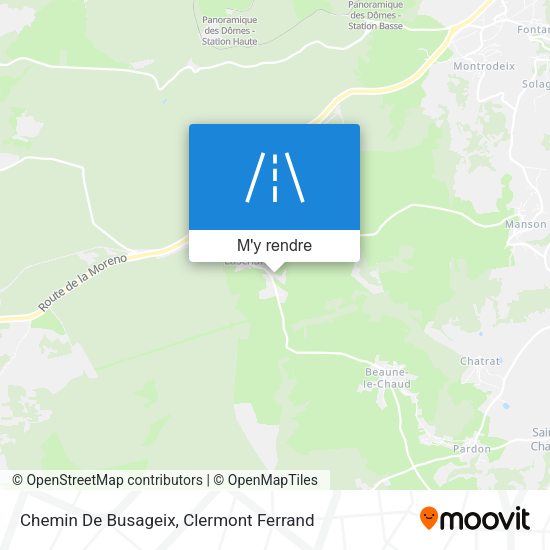 Chemin De Busageix plan