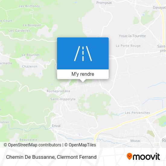 Chemin De Bussanne plan