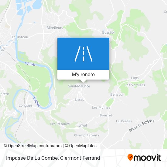 Impasse De La Combe plan