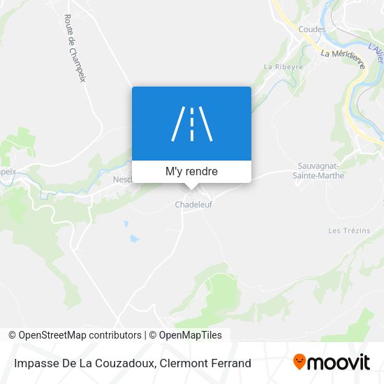 Impasse De La Couzadoux plan