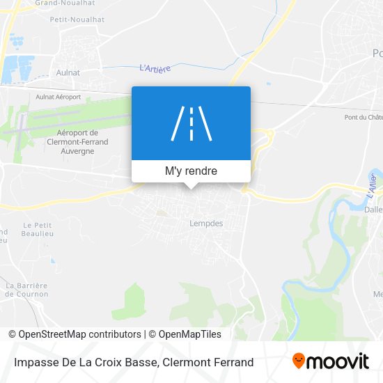 Impasse De La Croix Basse plan