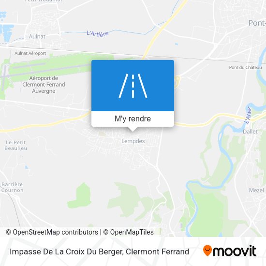 Impasse De La Croix Du Berger plan