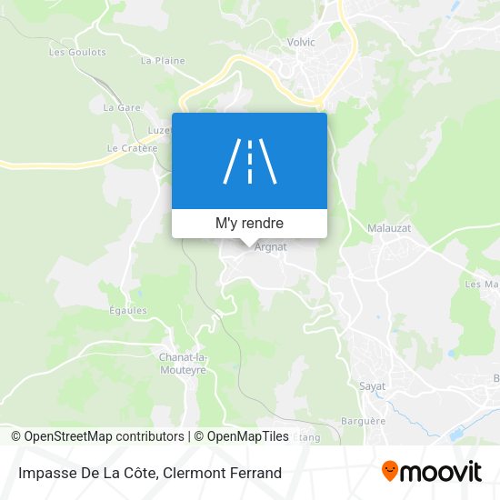 Impasse De La Côte plan