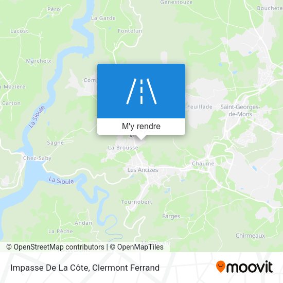 Impasse De La Côte plan