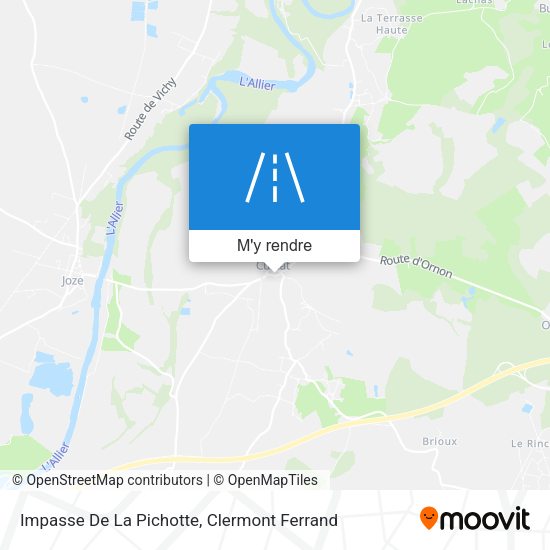 Impasse De La Pichotte plan