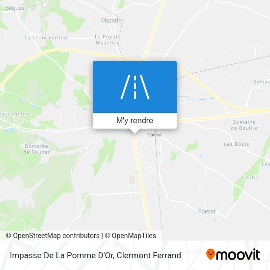 Impasse De La Pomme D'Or plan