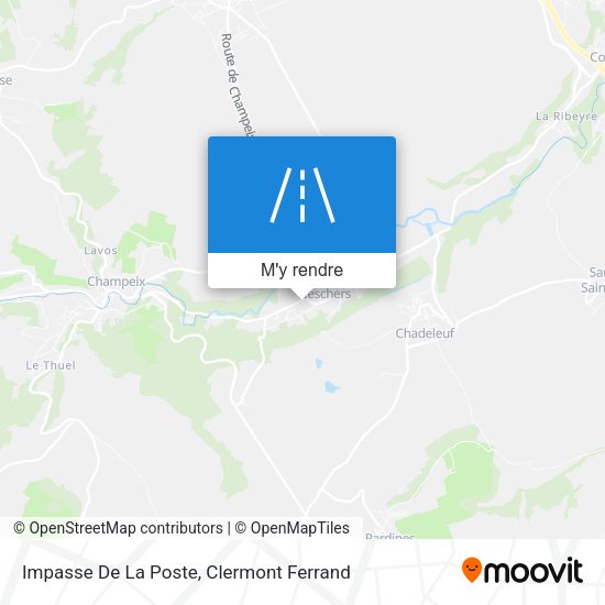 Impasse De La Poste plan