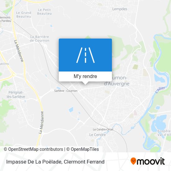 Impasse De La Poëlade plan