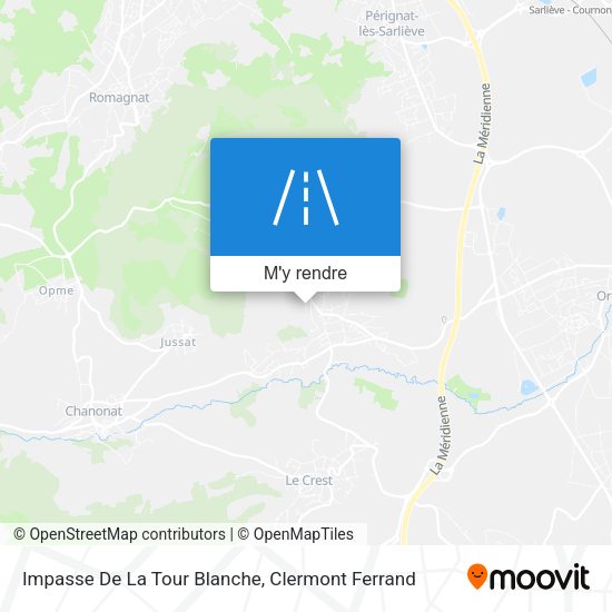 Impasse De La Tour Blanche plan