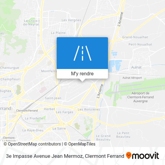 3e Impasse Avenue Jean Mermoz plan