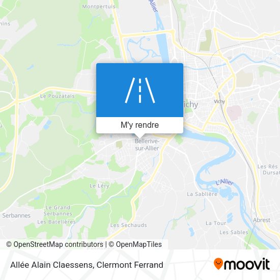 Allée Alain Claessens plan