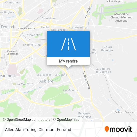 Allée Alan Turing plan