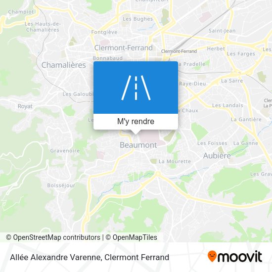 Allée Alexandre Varenne plan