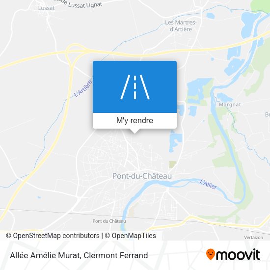 Allée Amélie Murat plan