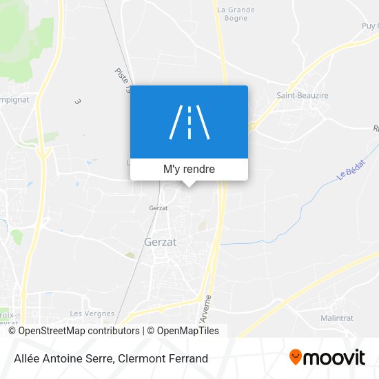 Allée Antoine Serre plan