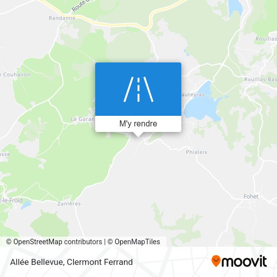 Allée Bellevue plan