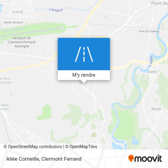 Allée Corneille plan