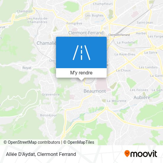 Allée D'Aydat plan