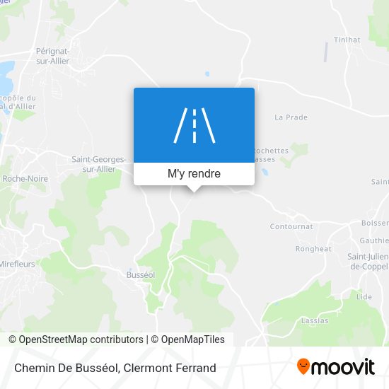 Chemin De Busséol plan