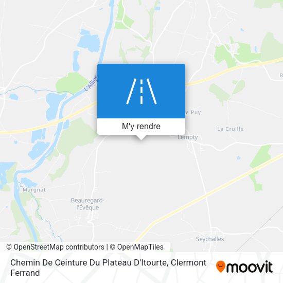 Chemin De Ceinture Du Plateau D'Itourte plan