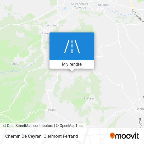 Chemin De Ceyran plan