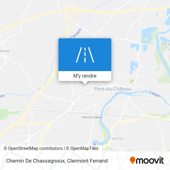 Chemin De Chassagnoux plan