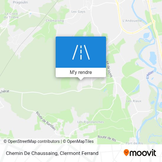 Chemin De Chaussaing plan