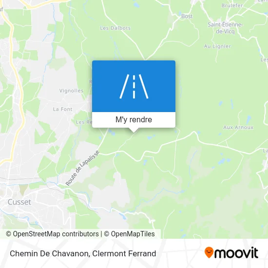 Chemin De Chavanon plan