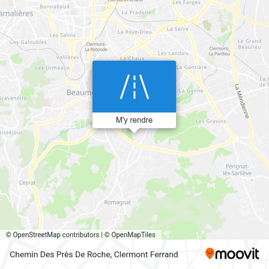 Chemin Des Près De Roche plan