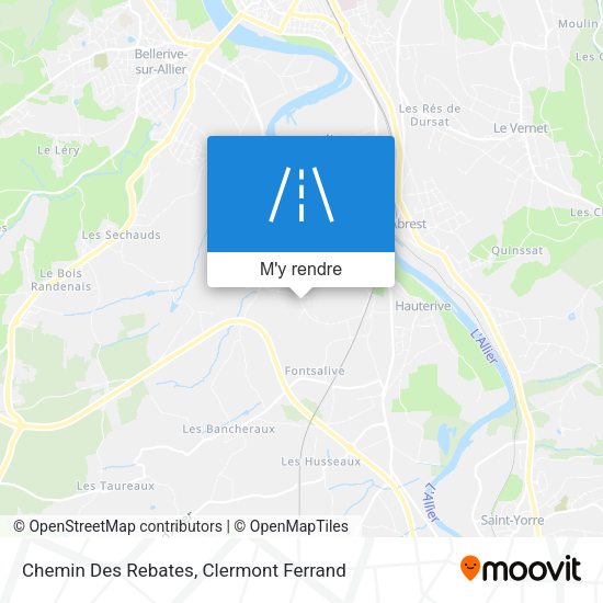 Chemin Des Rebates plan