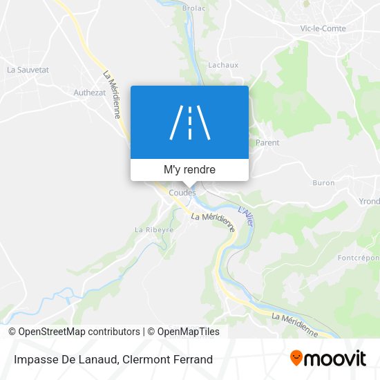 Impasse De Lanaud plan