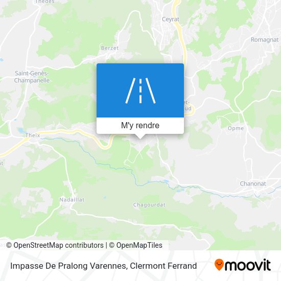 Impasse De Pralong Varennes plan