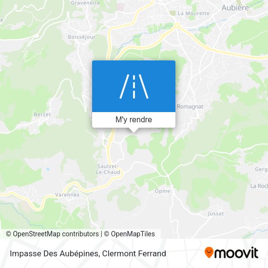 Impasse Des Aubépines plan
