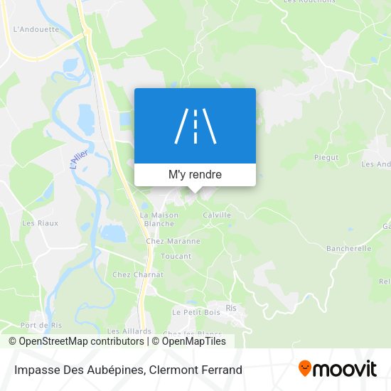 Impasse Des Aubépines plan