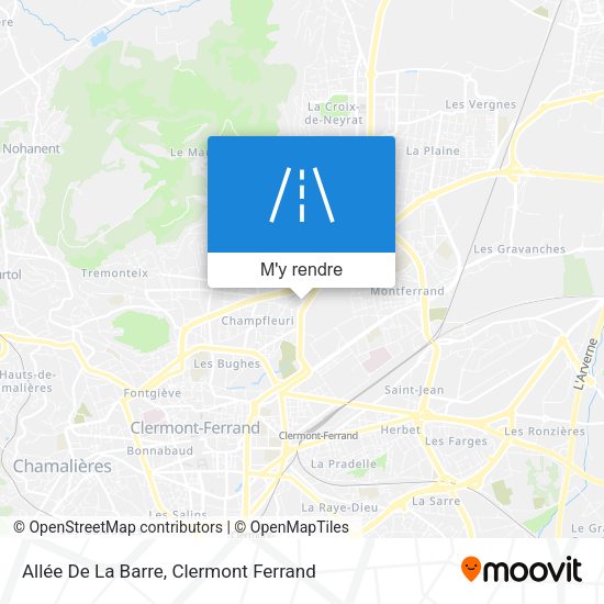 Allée De La Barre plan