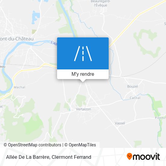 Allée De La Barrère plan