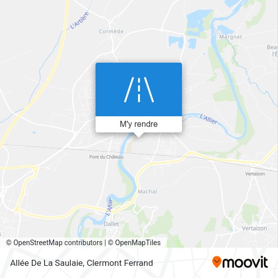Allée De La Saulaie plan