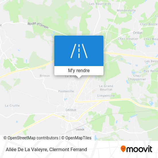 Allée De La Valeyre plan