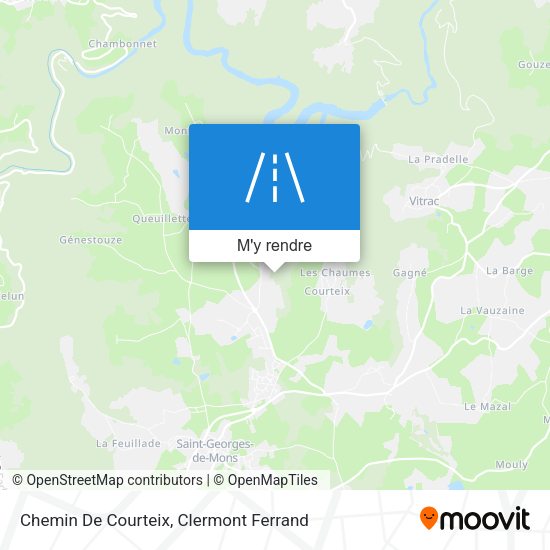 Chemin De Courteix plan