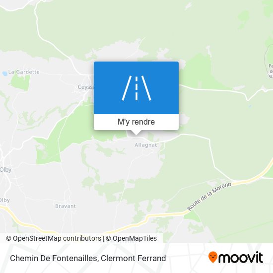 Chemin De Fontenailles plan