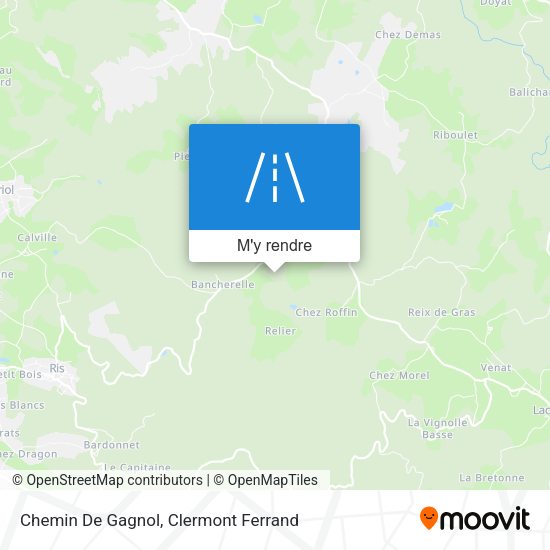 Chemin De Gagnol plan