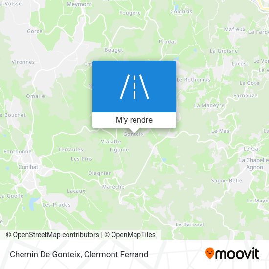 Chemin De Gonteix plan