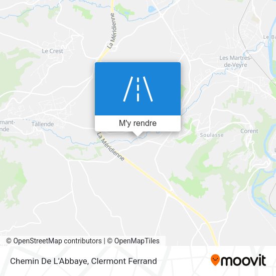 Chemin De L'Abbaye plan