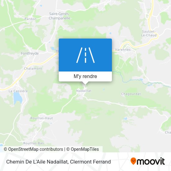 Chemin De L'Aile Nadaillat plan