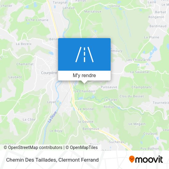 Chemin Des Taillades plan